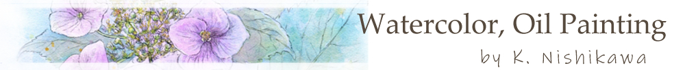 西川ケイコの絵画ギャラリー。油彩テンペラ混合技法、水彩、スケッチ、デッサン細密画の紹介